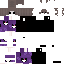Minecraft skin texture, 64x64 pixels