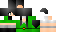 Minecraft skin texture, 64x32 legacy pixels
