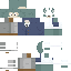 Minecraft skin texture, 64x64 pixels