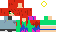 Minecraft skin texture, 64x32 legacy pixels