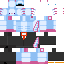 Minecraft skin texture, 64x64 pixels
