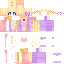 Minecraft skin texture, 64x64 pixels