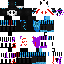 Minecraft skin texture, 64x64 pixels