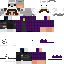 Minecraft skin texture, 64x64 pixels