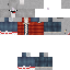 Minecraft skin texture, 64x64 pixels