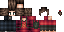 Minecraft skin texture, 64x32 legacy pixels