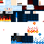 Minecraft skin texture, 64x64 pixels
