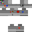 Minecraft skin texture, 64x64 pixels
