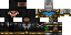 Minecraft skin texture, 64x32 legacy pixels