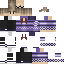 Minecraft skin texture, 64x64 pixels