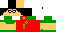 Minecraft skin texture, 64x32 legacy pixels