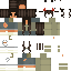 Minecraft skin texture, 64x64 pixels