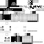 Minecraft skin texture, 64x64 pixels