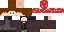 Minecraft skin texture, 64x32 legacy pixels