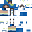 Minecraft skin texture, 64x64 pixels