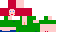 Minecraft skin texture, 64x32 legacy pixels