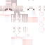 Red Minecraft skin texture, 64x64 pixels