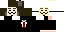 Minecraft skin texture, 64x32 legacy pixels
