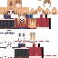 Minecraft skin texture, 64x64 pixels
