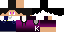 Minecraft skin texture, 64x32 legacy pixels