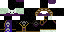 Minecraft skin texture, 64x32 legacy pixels