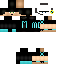 Minecraft skin texture, 64x64 pixels