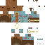 Minecraft skin texture, 64x64 pixels