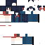 Minecraft skin texture, 64x64 pixels