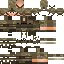 Minecraft skin texture, 64x64 pixels