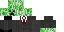 Minecraft skin texture, 64x32 legacy pixels