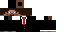 Minecraft skin texture, 64x32 legacy pixels
