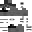 Gray Minecraft skin texture, 64x64 pixels