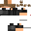 Minecraft skin texture, 64x64 pixels