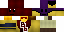 Minecraft skin texture, 64x32 legacy pixels