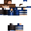 Minecraft skin texture, 64x64 pixels