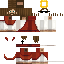Minecraft skin texture, 64x64 pixels