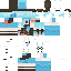 Minecraft skin texture, 64x64 pixels