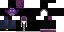 Minecraft skin texture, 64x32 legacy pixels