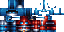 Minecraft skin texture, 64x32 legacy pixels