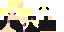 Minecraft skin texture, 64x32 legacy pixels