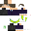 Minecraft skin texture, 64x64 pixels