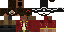 Minecraft skin texture, 64x32 legacy pixels