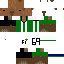 Minecraft skin texture, 64x64 pixels