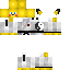 Minecraft skin texture, 64x64 pixels