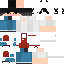 Minecraft skin texture, 64x64 pixels