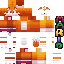 Minecraft skin texture, 64x64 pixels