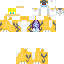 Minecraft skin texture, 64x64 pixels