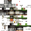 Minecraft skin texture, 64x64 pixels