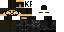 Minecraft skin texture, 64x32 legacy pixels