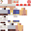 Minecraft skin texture, 64x64 pixels